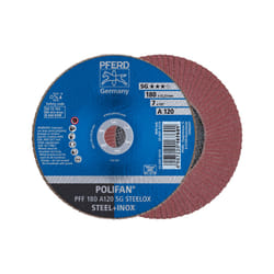 PFERD PFF 180 A 120 SG STEELOX fourniture de ponçage et de meulage rotatif Métal