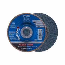 PFERD PFF 125 Z 60 SG POWER STEELOX, Métal, 12200 tr/min, 12,5 cm, 10 pièce(s)