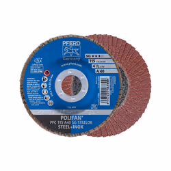 PFERD PFC 115 A 40 SG STEELOX, Métal, 13300 tr/min, 11,5 cm, 10 pièce(s)