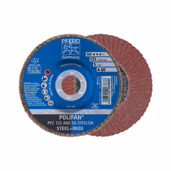 PFERD PFC 125 A 80 SG STEELOX, Métal, 12200 tr/min, 12,5 cm, 10 pièce(s)