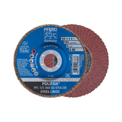 PFERD PFC 125 A 80 SG STEELOX fourniture de ponçage et de meulage rotatif Métal