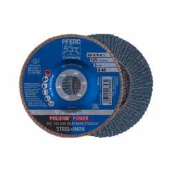 PFERD PFC 125 Z 40 SG POWER STEELOX, Métal, 12200 tr/min, 12,5 cm, 10 pièce(s)