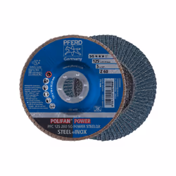 PFERD PFC 125 Z 60 SG POWER STEELOX, Métal, 12200 tr/min, 12,5 cm, 10 pièce(s)