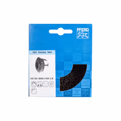 PFERD POS TBU 100/M14 INOX 0,30 Roue de fil et brosse en fil d'acier 10 cm
