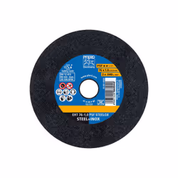 PFERD 69198287, Disque de coupe, Moyeu plat, Aluminium, Fonte, Acier inoxydable, Acier, Toutes marques, 1 cm, 7,6 cm