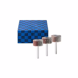 Set de meuleuses à lamelles PFERD F 3015/6 A // Le kit contient une sélection orientée sur l'utilisation de ponceuses à lamel ...