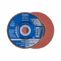 PFERD PFC 125 A-COOL 40 SG INOX+ALU, Métal, 12200 tr/min, 12,5 cm, 10 pièce(s)