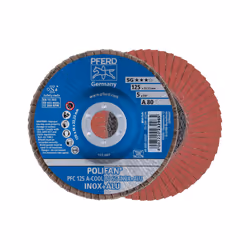 PFERD PFC 125 A-COOL 80 SG INOX+ALU, Métal, 12200 tr/min, 12,5 cm, 10 pièce(s)