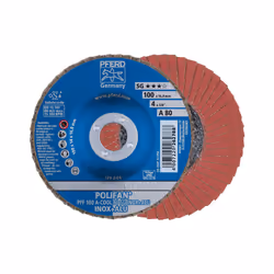 PFERD PFF 100 A-COOL 80 SG INOX+ALU/16,0, Métal, 15300 tr/min, 10 cm, 10 pièce(s)