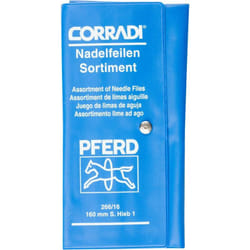 PFERD 12314082 SET de limes à aiguille CORRADI Swiss Hieb 1 dans un sac à roulettes en PVC Longueur 160 mm 1 pc(s) C612051