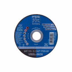 PFERD EHT 115-2,2 SGP STEELOX, Acier, Acier inoxydable, PFERD, 2,22 cm, 11,5 cm, 13300 tr/min, 25 pièce(s)