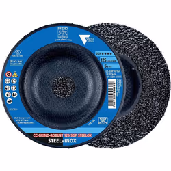 Disque abrasif grains abrasifs haute performance Victograin. Pouvoir abrasif élevé. Applications: meulage de surface, travail ...