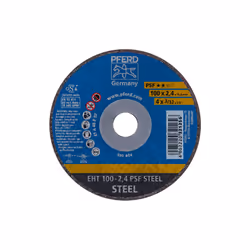PFERD EHT 100-2,4 PSF STEEL/16,0, Acier, PFERD, 1,6 cm, 10 cm, 15300 tr/min, 25 pièce(s)