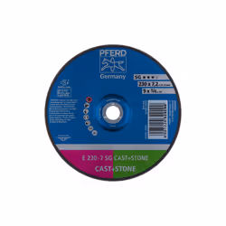 PFERD E 230-7 SG CAST+STONE, 6600 tr/min, 23 cm, 7,2 mm, 10 pièce(s)