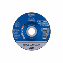 PFERD EH 125-2,4 SG ALU, Métal non Ferreux, Aluminium, PFERD, 2,22 cm, 12,5 cm, 12200 tr/min, 25 pièce(s)
