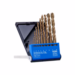 PFERD 25298002, Perceuse, Ensemble de forets, Acier inoxydable, Acier, 135°, Acier rapide en alliage de cobalt (HSS-Co), Tige ...