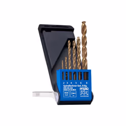PFERD 25298004, Perceuse, Ensemble de forets, Acier inoxydable, Acier, 135°, Acier rapide en alliage de cobalt (HSS-Co), Tige ...