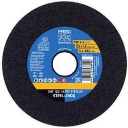 PFERD EHT 125-1,6 PSF STEELOX (10) 69198296 Disque à tronçonner 125 mm 10 pc(s) acier inoxydable, acier