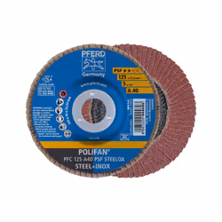 PFERD PFC 125 A 40 PSF STEELOX, Métal, 12200 tr/min, 12,5 cm, 10 pièce(s)