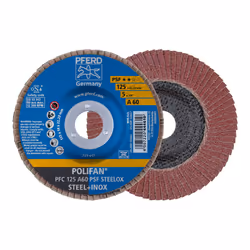 PFERD PFC 125 A 60 PSF STEELOX, Métal, 12200 tr/min, 12,5 cm, 10 pièce(s)