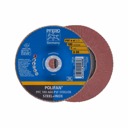 PFERD PFC 180 A 60 PSF STEELOX, Métal, 8500 tr/min, 18 cm, 10 pièce(s)
