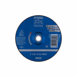 PFERD E 230-8 SG INOX, Métal, 6600 tr/min, 23 cm, 8,3 mm, 10 pièce(s)