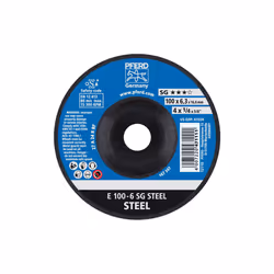 PFERD E 100-6 SG STEEL/16,0, Métal, 15300 tr/min, 10 cm, 6,3 mm, 10 pièce(s)