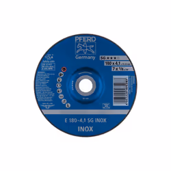 PFERD E 180-4,1 SG INOX, Métal, 8500 tr/min, 18 cm, 4,1 mm, 10 pièce(s)