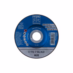 PFERD E 115-7 SG ALU, 13300 tr/min, 11,5 cm, 7,2 mm, 10 pièce(s)