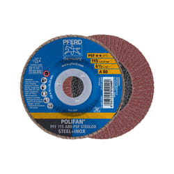 PFERD PFF 115 A 80 PSF STEELOX fourniture de ponçage et de meulage rotatif Métal