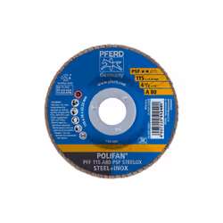 PFERD PFF 115 A 80 PSF STEELOX fourniture de ponçage et de meulage rotatif Métal