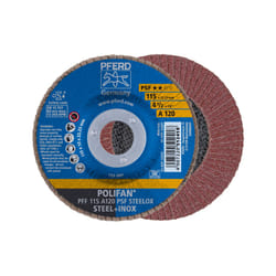 PFERD PFF 115 A 120 PSF STEELOX fourniture de ponçage et de meulage rotatif Métal