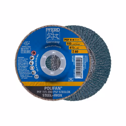 PFERD PFF 115 Z 80 PSF STEELOX, Métal, 13300 tr/min, 11,5 cm, 10 pièce(s)