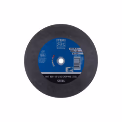 PFERD 80 T 400-4,0 L SG CHOP HD STEEL/25,4, Acier, PFERD, 2,54 cm, 40 cm, 3800 tr/min, 10 pièce(s)