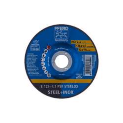 PFERD E 125-4,1 PSF STEELOX, Métal, 12200 tr/min, 12,5 cm, 4,1 mm, 10 pièce(s)