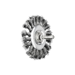 PFERD RBG 7012/6 ST 0,50 Roue de fil et brosse en fil d'acier 7,6 cm