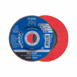 PFERD PFF 115 CO-COOL 60 SG STEELOX, Métal, 13300 tr/min, 11,5 cm, 10 pièce(s)