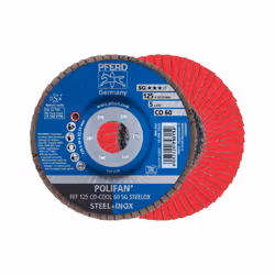 PFERD PFF 125 CO-COOL 60 SG STEELOX, Métal, 12200 tr/min, 12,5 cm, 10 pièce(s)