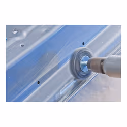 PFERD RBU 7004/6 ST 0,20 Roue de fil et brosse en fil d'acier 7 cm