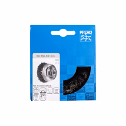 PFERD POS TBG 100/M14 ST 0,50 Roue de fil et brosse en fil d'acier 10 cm