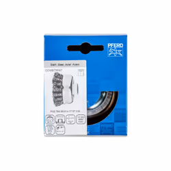 PFERD POS TBG 80/M14 CT ST 0,50 Roue de fil et brosse en fil d'acier 8 cm
