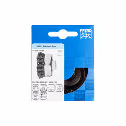 PFERD POS TBG 65/M14 CT INOX 0,50 Roue de fil et brosse en fil d'acier 6,5 cm