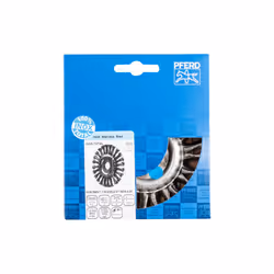 PFERD POS RBGIT 11512/22,2 CT INOX 0,35 Roue de fil et brosse en fil d'acier 11,5 cm