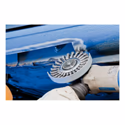 PFERD RBG 11512/22,2 ST 0,50 Roue de fil et brosse en fil d'acier 11,5 cm
