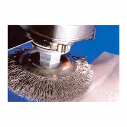 PFERD KBU 10010/M14 ST 0,35 Roue de fil et brosse en fil d'acier 10 cm