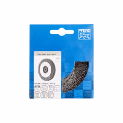 PFERD POS RBU 10020/14,0 ST 0,30 Roue de fil et brosse en fil d'acier 10 cm