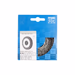 PFERD POS RBU 10028/14,0 ST 0,30 Roue de fil et brosse en fil d'acier 10 cm