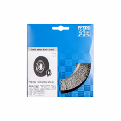 PFERD POS RBU 15038/AK32-2 ST 0,30 Roue de fil et brosse en fil d'acier 15 cm