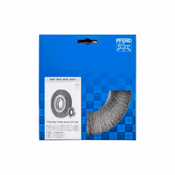 PFERD POS RBU 18025/AK32-2 ST 0,20 Roue de fil et brosse en fil d'acier 18 cm