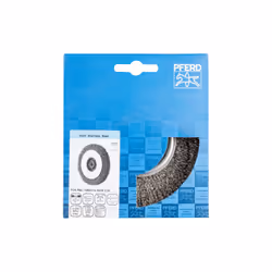 PFERD POS RBU 12520/14,0 INOX 0,30 Roue de fil et brosse en fil d'acier 12,5 cm